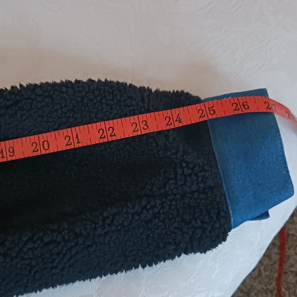 Jolie & Joy Black Teddy/Denim Cropped Jacket Small NWT - Picture 9 of 11